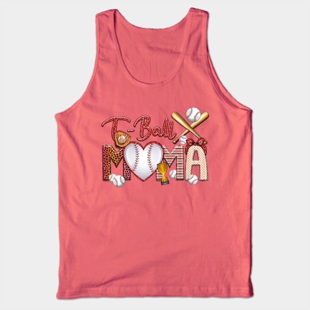 Tball mom, tball mama, tball baseball mama, tball Tank Top by Karley’s Custom Creations